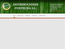 Tablet Screenshot of distribucionesfontecha.com